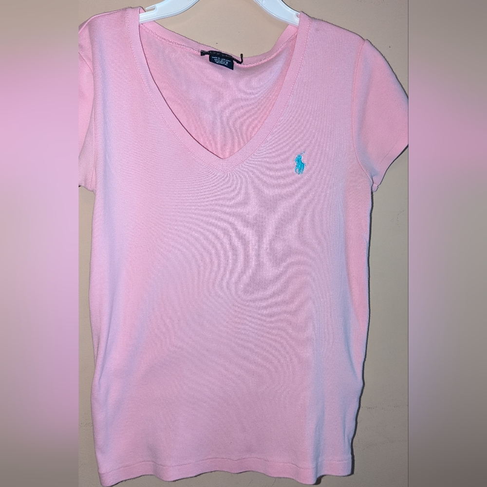 V Neck Polo Tee